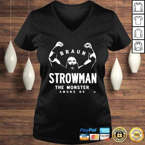 WWE Braun Strowman The Monster Among Men TShirt - Image 2