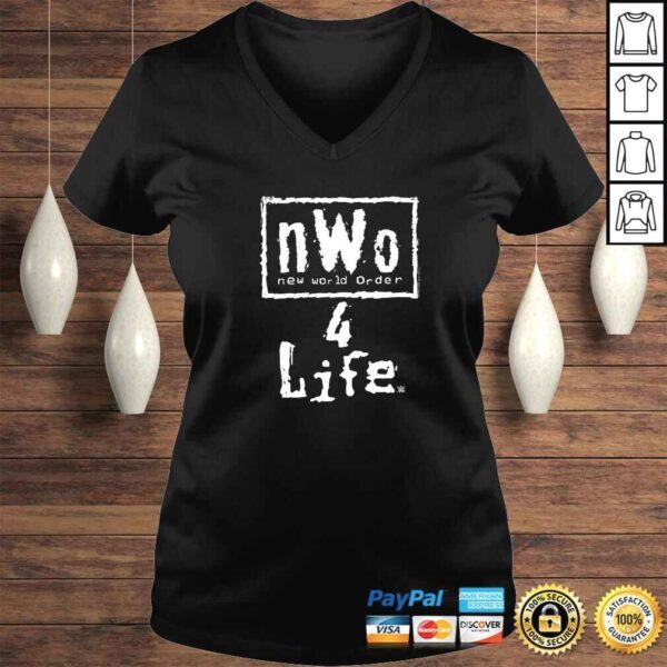 WWE nWo 4 Life V-Neck T-Shirt - Image 2