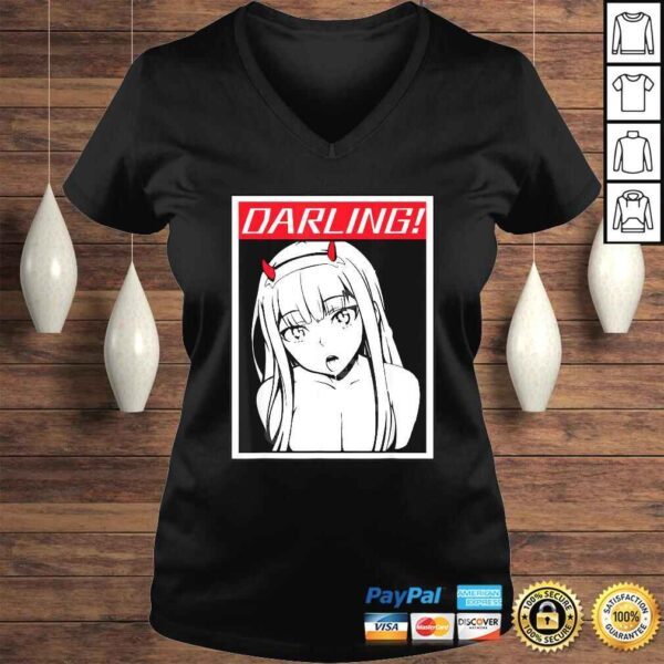 Welcome Home Senpai, Hentai, Ahegao Parody Shirt, My Darling - Image 2