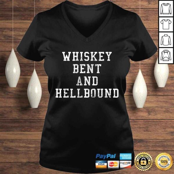 Whiskey Shirt BenShirt And Hellbound Tee Gift Vintage - Image 2