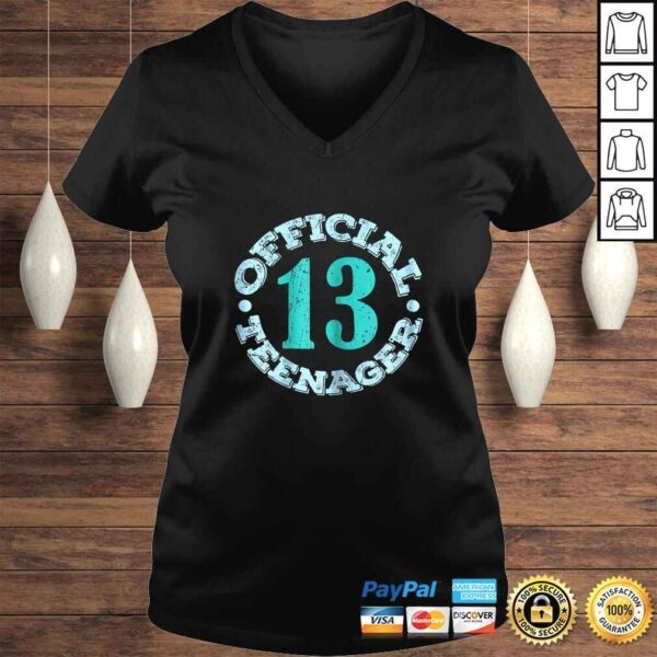 Womens 13th Birthday Shirt Girl - 13 Official Teenager Outfit - Image 2