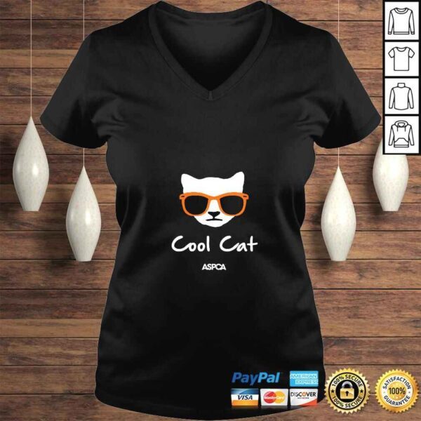 Womens ASPCA Cool Cat VNeck Tee T-Shirt - Image 2