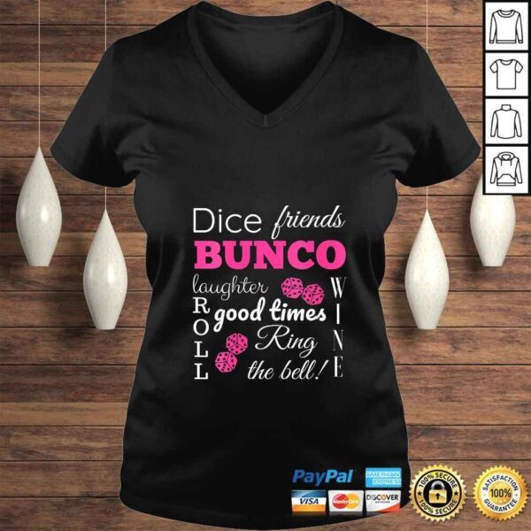 Womens Bunco Dice Good Times Gift Top - Image 2