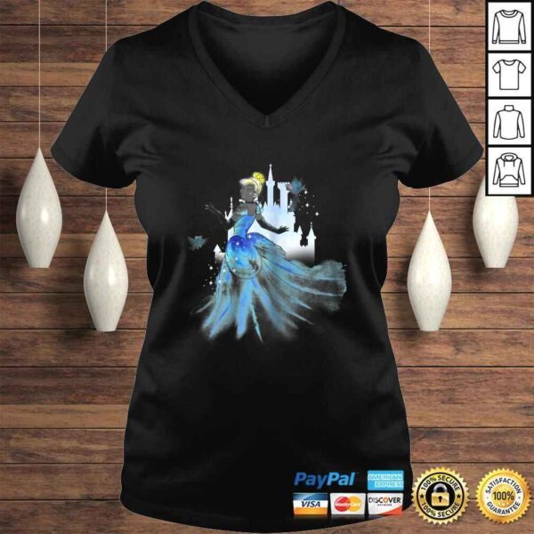 Womens Disney Cinderella Water Color Graphic Shirt - Image 2