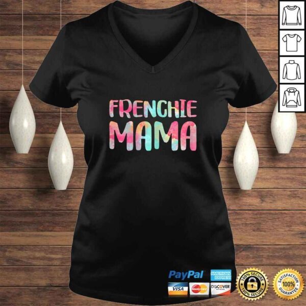 Womens Frenchie Mama Shirt Mother's Day Gift Top - Image 2