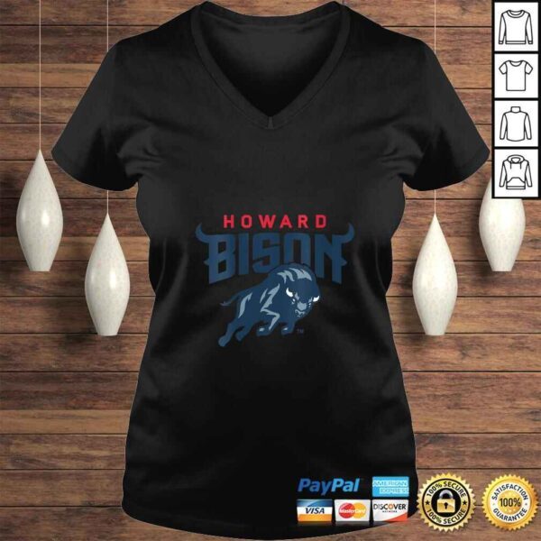 Womens Howard University Bison NCAA PPHOW01 T-shirt - Image 2