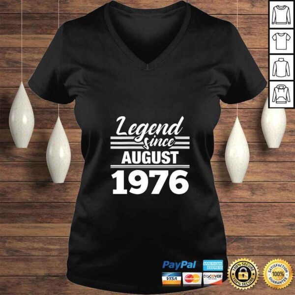 Womens Legend Since August 1976 - 44th Birthday 44 Year Old TShirt Gift - Image 2