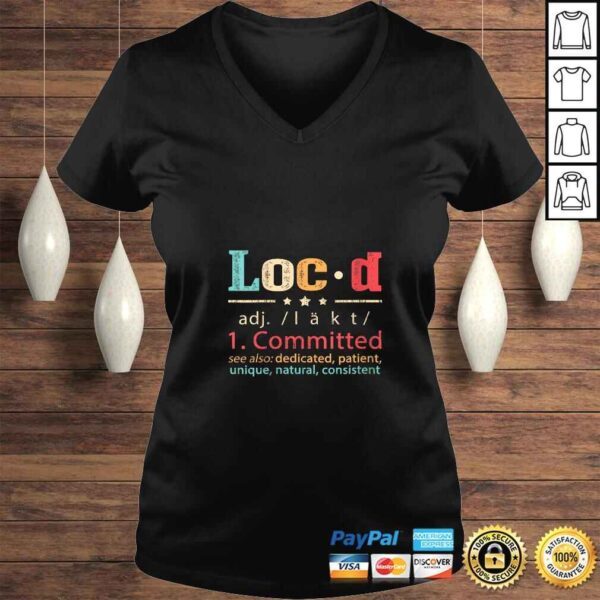 Womens Loc'd Definition Funny Gift TShirt - Image 2