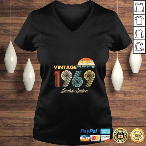 Womens Made in 1969 - Shirt - Vintage 1969 50th Birthday TShirt - Image 2