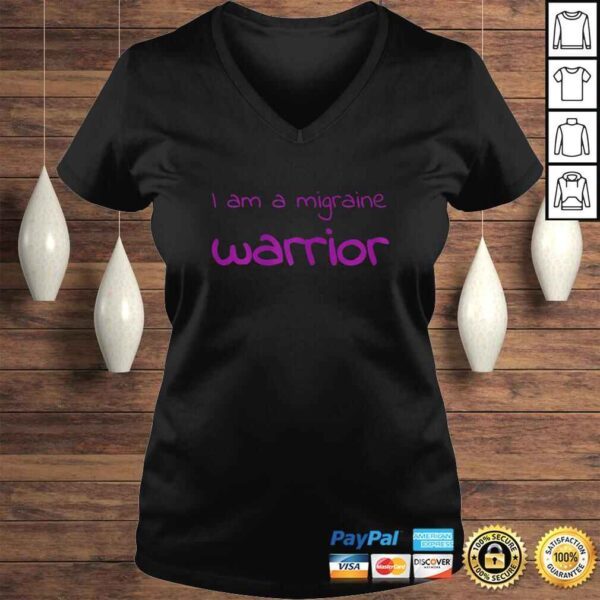 Womens Migraines Relief Migraine Awareness Shirt - Image 2