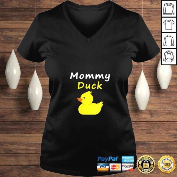 Womens Mommy Duck Rubber Duck Shirt - Image 2