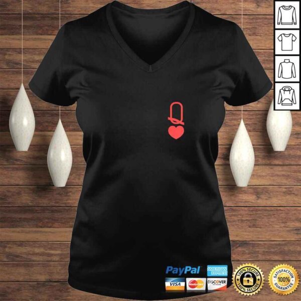 Womens Queen of Hearts - Shirt for Girls & Women - Image 2