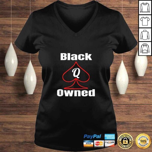 Womens Queen of Spades Tattoo Kinky Hot Wife BBC Slut Gift TShirt - Image 2