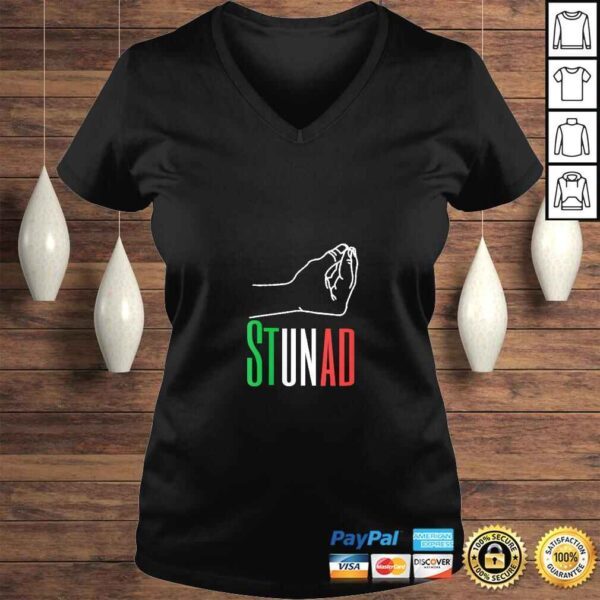 Womens Words in Italian Stunad Italian Funny Italy Shirt - Image 2