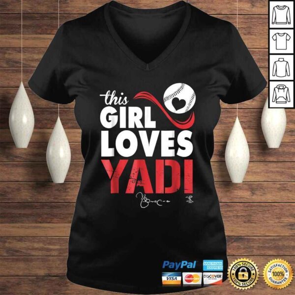 Yadier Molina This Girl Loves Shirt - Apparel - Image 2