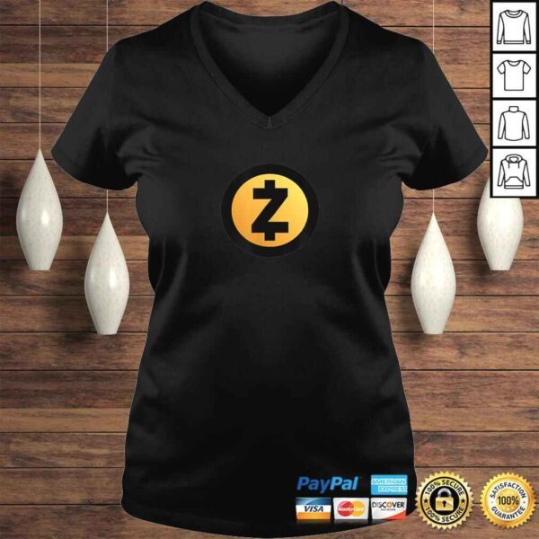 ZCash Logo Crypto Blockchain T-shirt - Image 2