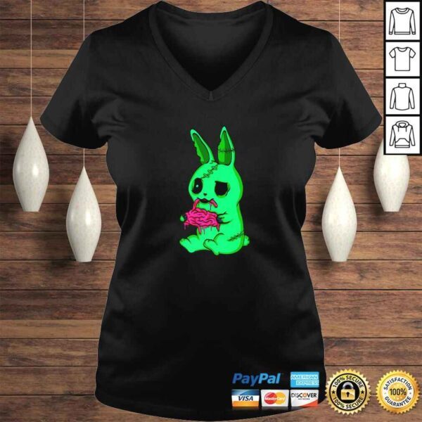 Zombie Bunny Halloween Costume Shirt Dead Rabbit Gift - Image 2