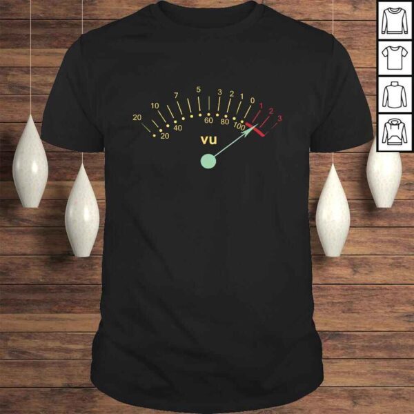 VU Meter Tee Sound Engineer Analog T-shirt