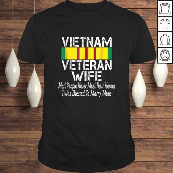 Vietnam Veteran Wife Shirt Gift