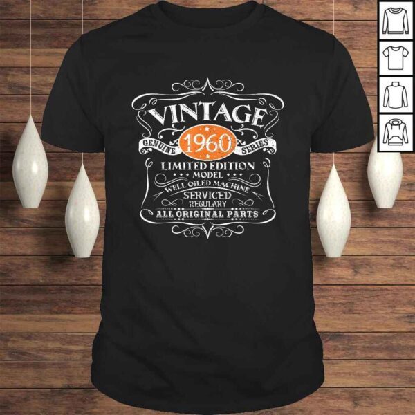 Vintage 1960 60th Birthday All Original Parts Shirt