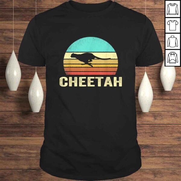 Vintage Cheetah Shirt Sunset