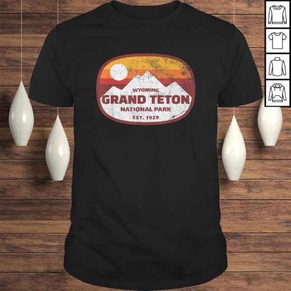 Vintage Grand Teton National Park Shirt -- Distressed