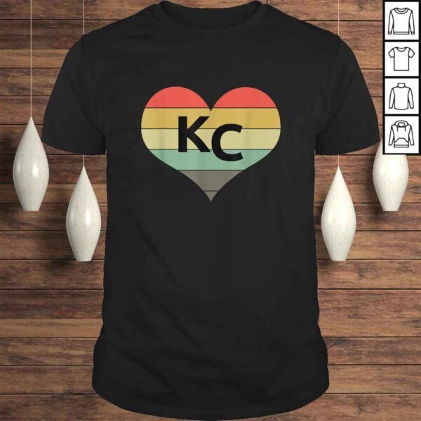 Vintage KC Heart Love Kansas City Shirt Men Women And Kid