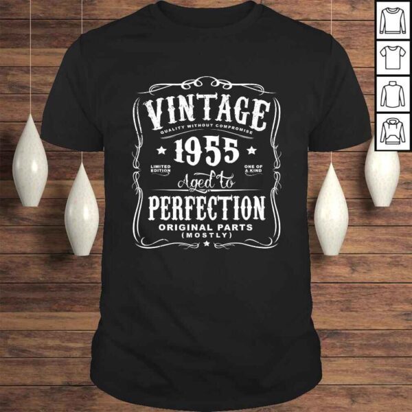 Vintage Made In 1955 Shirt 63rd Birthday Gift