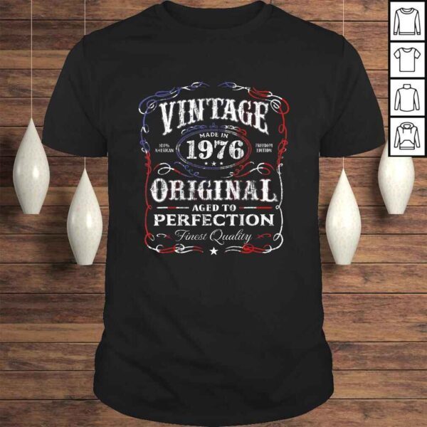 Vintage Made In 1976 Shirt 42nd Birthday Gift