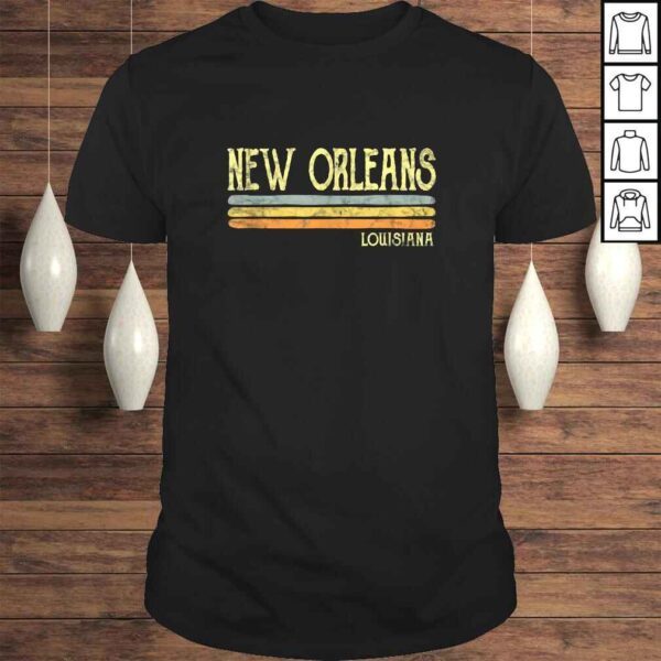 Vintage New Orleans Louisiana La Shirt Love Gift Souvenir