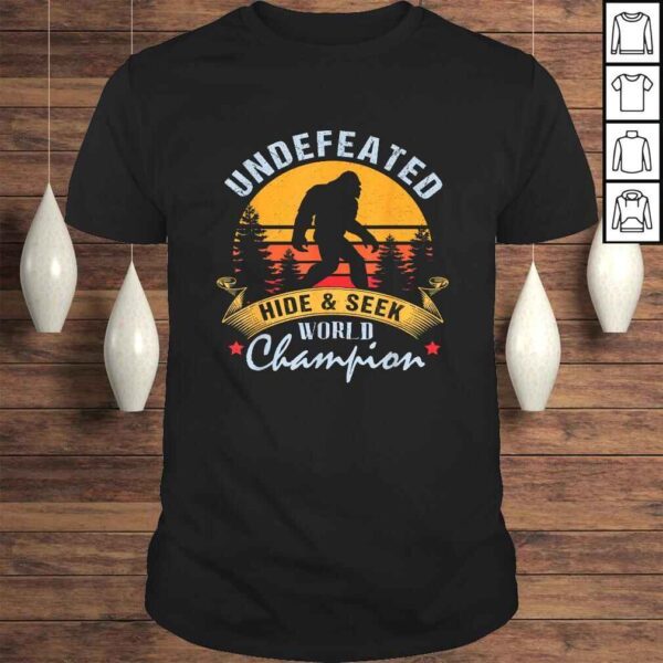 Vintage Undefeated Bigfoot Tee Hide and Seek World Champ TShirt