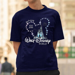 Walt Disney 100th Anniversary Sweatshirt, Disney 100 Years Of Wonder T-Shirtt