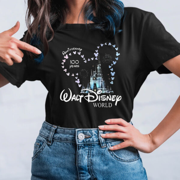 Walt Disney 100th Anniversary Sweatshirt, Disney 100 Years Of Wonder TShirt