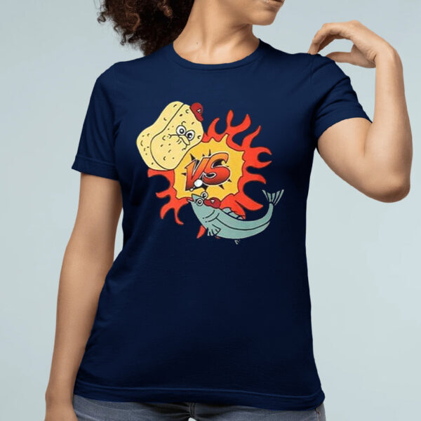 Wolfi Land Sponge And Fish T-Shirt