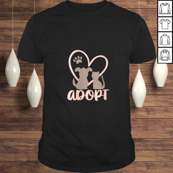 Womens Adopt Rescue Pet Owner Rescue Mom or Dad - Dog and CaTShirt