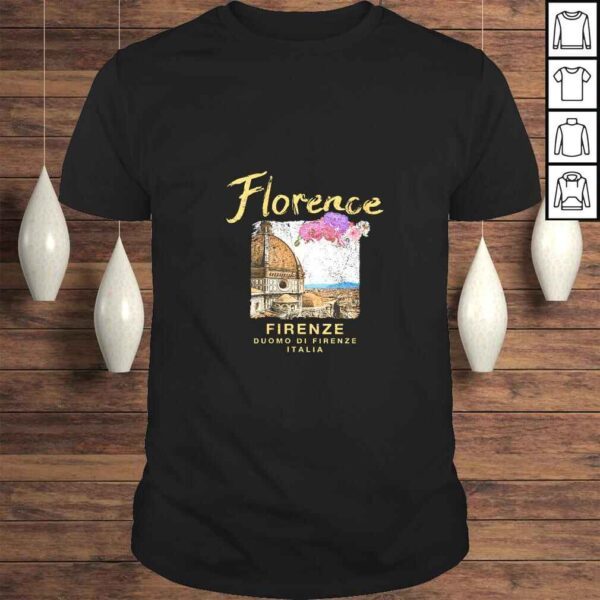 Womens Florence ITALY Duomo di Firenze Italian Vintage TShirt