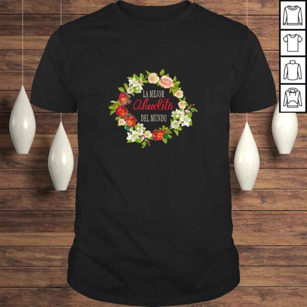 Womens La Mejor Abuelita Del Mundo - Shirts in Spanish for women