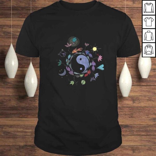 Womens Ying Yang Shirt, Tai Chi Shirt Design Raglan Baseball Tee