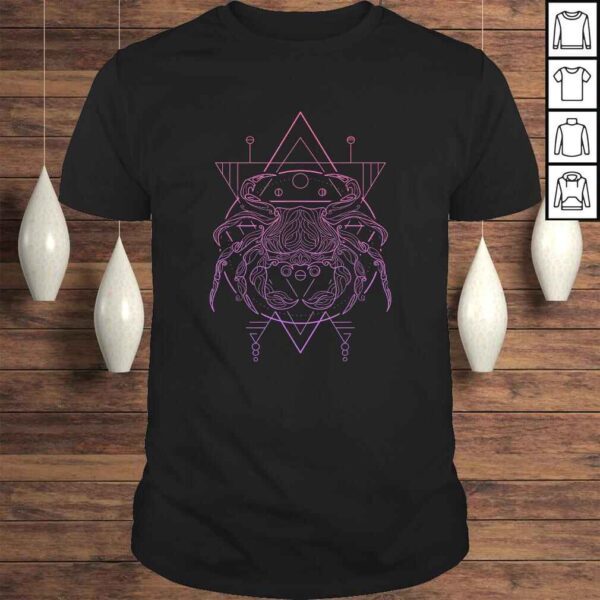 Zodiac Geometry - Cancer Astrological Sign Symbol Astrology TShirt