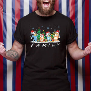 Bluey Family Christmas TShirt