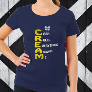 Cream Cash Rules Everything Around Me T-Shirt