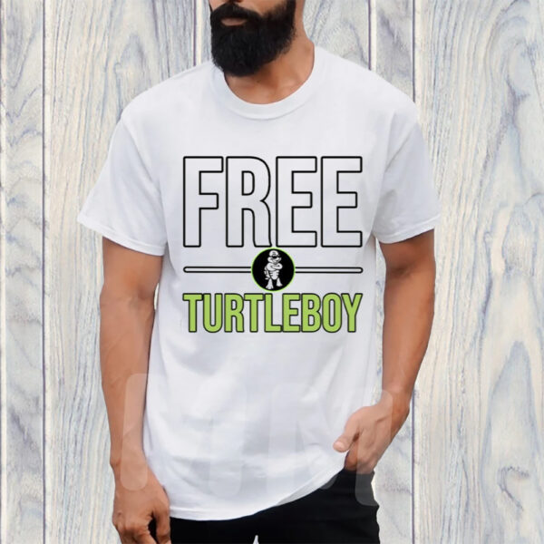 Free Turtleboy Text T-Shirt