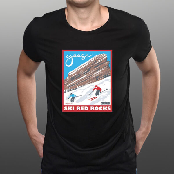 Goose X Tgr Ski Red Rocks 2023 T-Shirtt