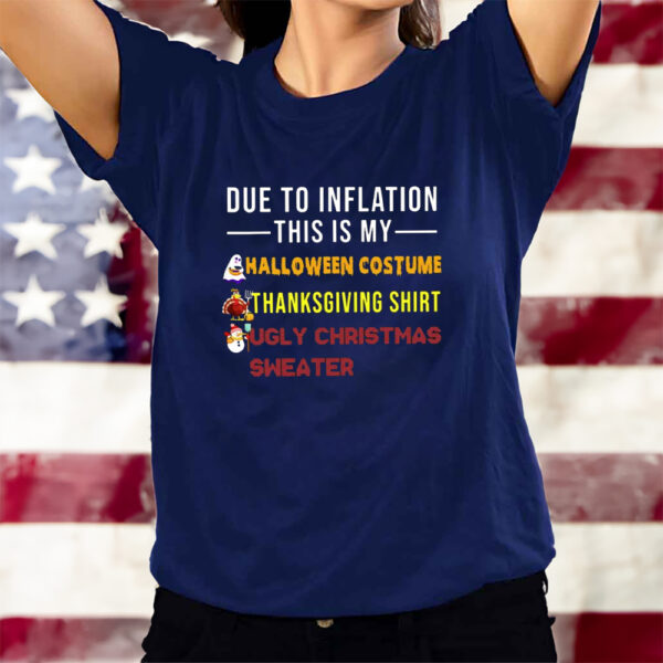 Halloween Thanksgiving Christmas Inflation T-Shirts