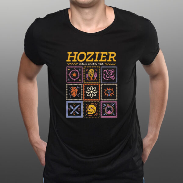 Hozier Unreal Unearth Tour Dante's Inferno Concert T-Shirts