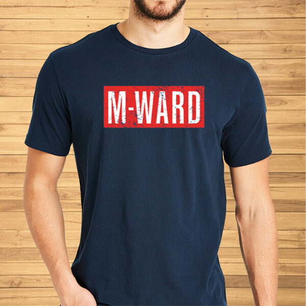 M Ward Red White Logo Shirt