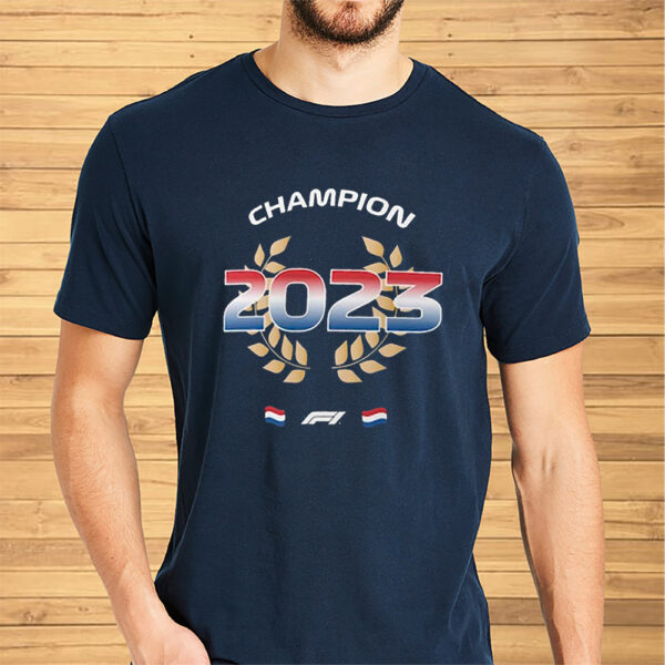 Max Verstappen 2023 F1 World Drivers’ Champion Shirts