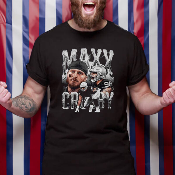 Maxx Crosby Vintage Las Vegas Raiders TShirt