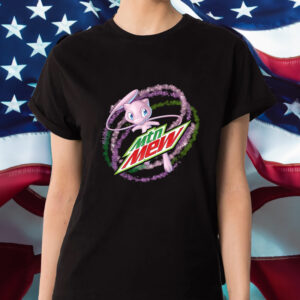 Mew Pokemon Mountain Dew Logo Shirts