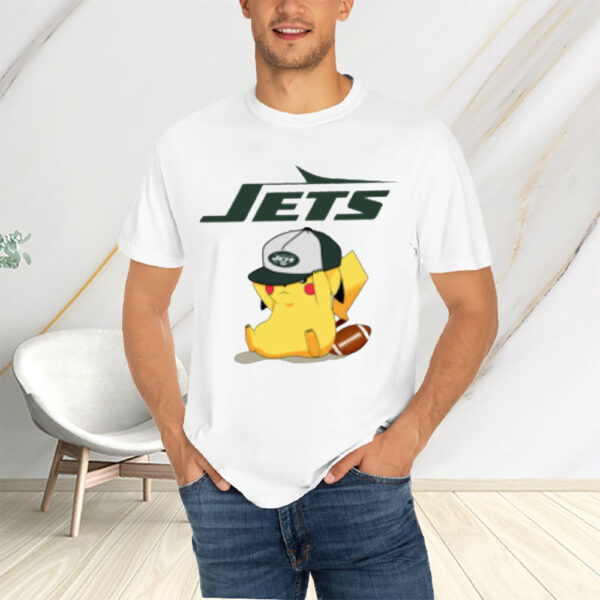 New York Jets Pikachu NFL T-Shirtt